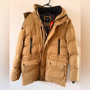 Superdry Men's Tan Puffer Jacket(brand new)